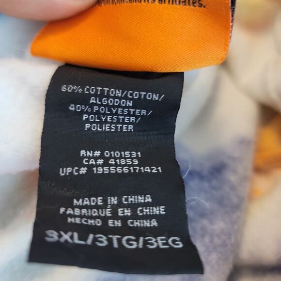 Cheeto's Unisex Flaming Hot Tye Dye Athletic Winter Warm Weather SweatPants 3X - Picture 6 of 6